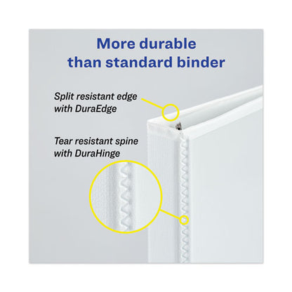 Heavy-duty View Binder With Durahinge And Locking One Touch Ezd Rings, 3 Rings, 4" Capacity, 11 X 8.5, Chartreuse