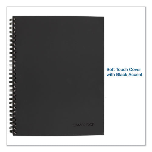 Wirebound Guided Action Planner Notebook, 1-subject, Project-management Format, Dark Gray Cover, (80) 9.5 X 7.5 Sheets