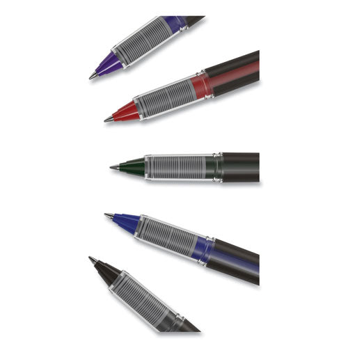 Roller Ball Pen, Stick, Fine 0.5 Mm, Assorted Ink And Barrel Colors, 3/pack