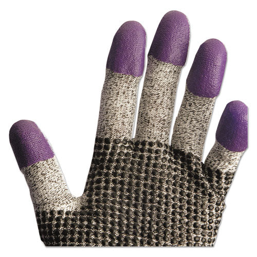 G60 Purple Nitrile Gloves, 240mm Length, Large/size 9, Black/white, 12 Pairs/carton