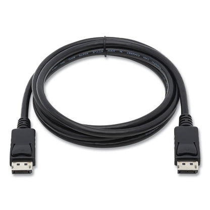 Displayport To Displayport Cable 4k With Latches, 10 Ft, Black
