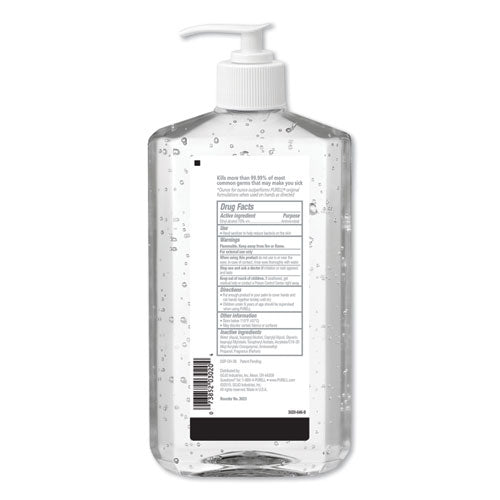 Advanced Refreshing Gel Hand Sanitizer, 20 Oz Pump Bottle, Clean Scent
