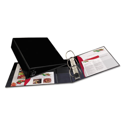 Heavy-duty Non-view Binder With Durahinge And Locking One Touch Ezd Rings, 3 Rings, 3" Capacity, 11 X 8.5, Black