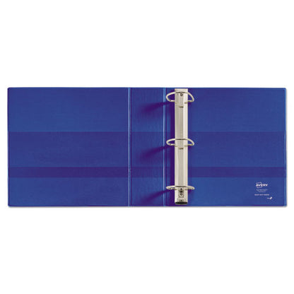 Heavy-duty Non-view Binder With Durahinge And Locking One Touch Ezd Rings, 3 Rings, 3" Capacity, 11 X 8.5, Blue