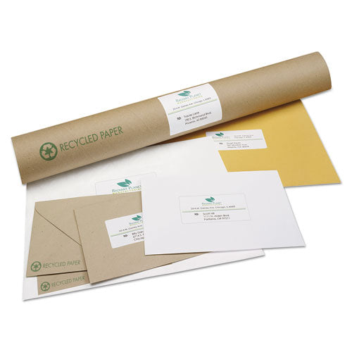 Ecofriendly Mailing Labels, Inkjet/laser Printers, 2 X 4, White, 10/sheet, 25 Sheets/pack