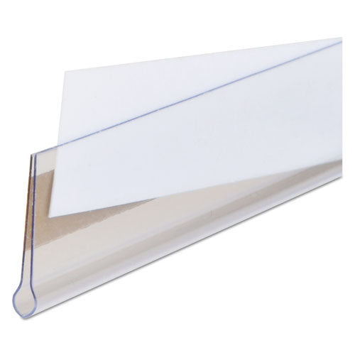 Self-adhesive Label Holders, Top Load, 0.5 X 3, Clear, 50/pack