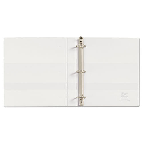 Durable View Binder With Durahinge And Ezd Rings, 3 Rings, 1" Capacity, 11 X 8.5, White, (9301)