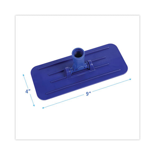 Swivel Pad Holder, Plastic, Blue, 4 X 9