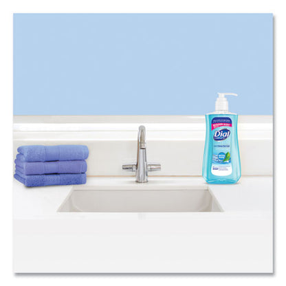 Antibacterial Liquid Hand Soap, Spring Water, 11 Oz Pump Bottle, 12/carton
