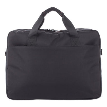 Stride Executive Briefcase, Fits Devices Up To 15.6", Polyester, 4 X 4 X 11.5, Black