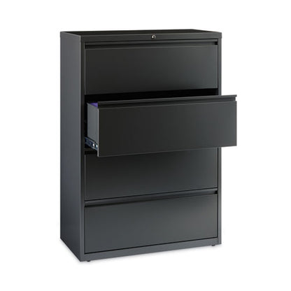 Lateral File Cabinet, 4 Letter/legal/a4-size File Drawers, Charcoal, 36 X 18.62 X 52.5