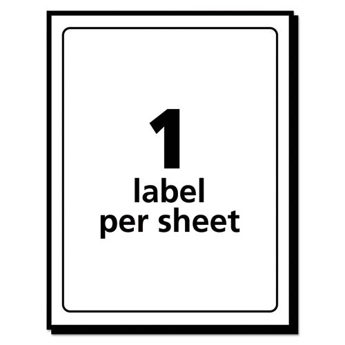 Removable Multi-use Labels, Inkjet/laser Printers, 4 X 6, White, 40/pack, (5454)