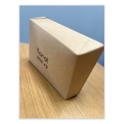 Reclosable Kraft Take-out Box, 54 Oz, Paper, 200/carton