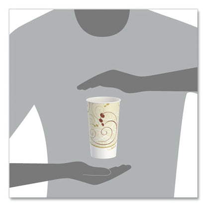 Double Sided Poly (dsp) Paper Cold Cups, 16 Oz,  Beige/white, 50/sleeve, 20 Sleeves/carton