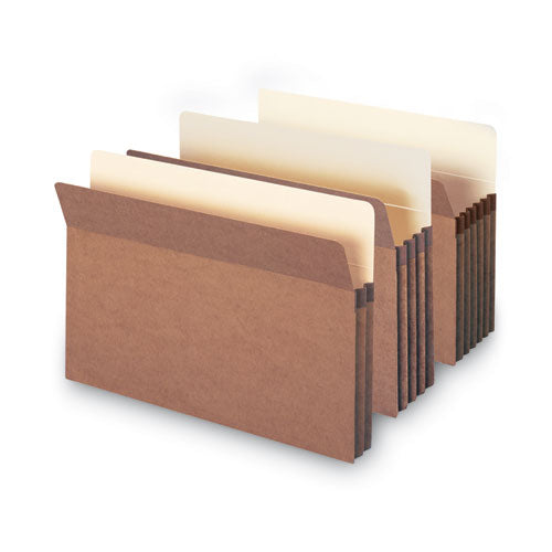 Redrope Drop Front File Pockets, 1.75" Expansion, Legal Size, Redrope, 25/box