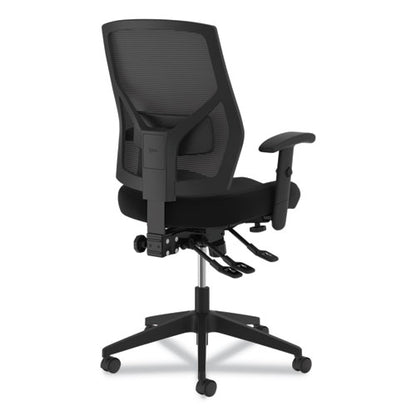 Vl582 High-back Task Chair, Supports Up To 250 Lb, 19" To 22" Seat Height, Black