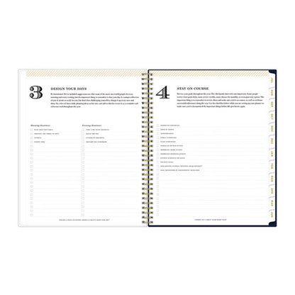 Day Designer Peyton Create-your-own Cover Weekly/monthly Planner, Floral, 11 X 8.5, Navy, 12-month (july To June): 2023-2024