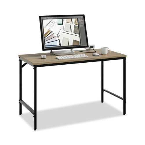 Simple Work Desk, 45.5" X 23.5" X 29.5", Walnut