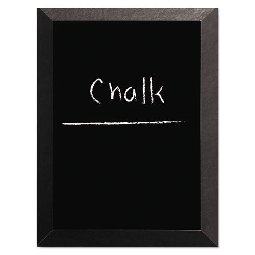 Kamashi Chalk Board, 48 X 36, Black Surface, Black Wood Frame