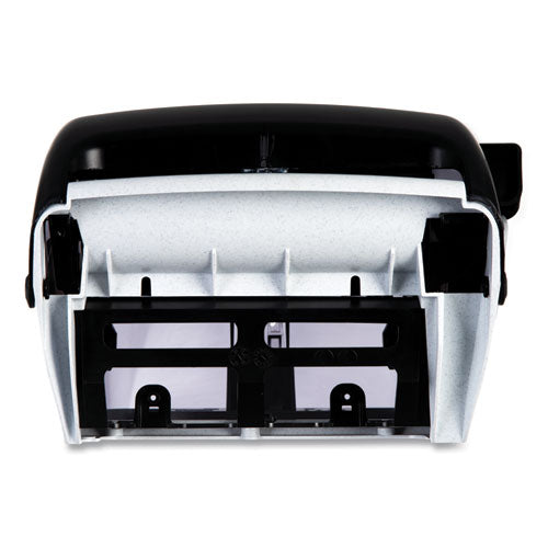 Lever Roll Towel Dispenser, Classic, 12.94 X 9.25 X 16.5, Transparent Black Pearl
