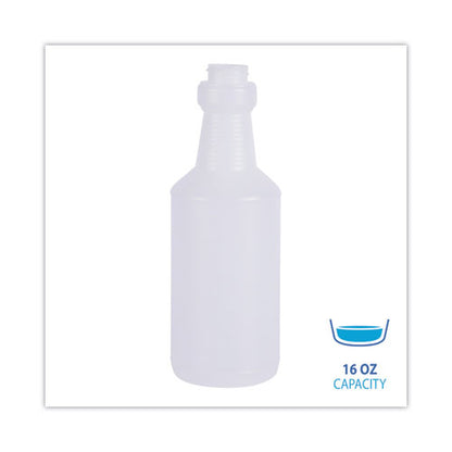 Handi-hold Spray Bottle, 16 Oz, Clear, 24/carton