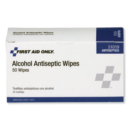 First Aid Alcohol Pads, 50/box