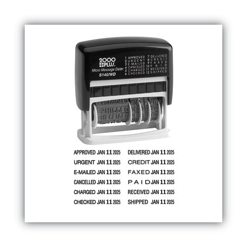 Micro Message Dater, Self-inking