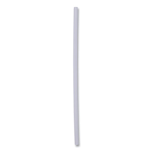 Jumbo Straws, 7.75", Plastic, Translucent, Unwrapped, 250/pack, 50 Packs/carton