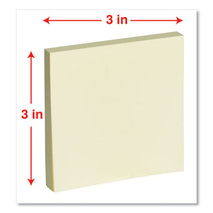 Self-stick Note Pad Cabinet Pack, 3" X 3", Assorted Pastel Colors, 90 Sheets/pad, 24 Pads/pack