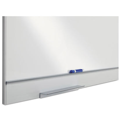 Polarity Magnetic Dry Erase White Board, 72 X 46, White Surface, Silver Aluminum Frame