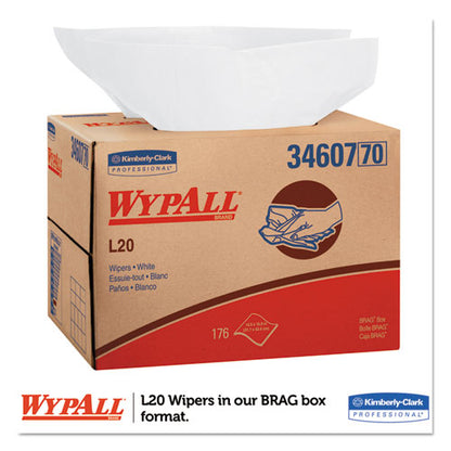 L20 Towels, Brag Box, Multi-ply, 12.5 X 16.8, Unscented, White, 176/box