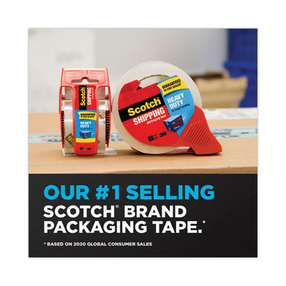 3850 Heavy-duty Packaging Tape Cabinet Pack, 3" Core, 1.88" X 54.6 Yds, Clear, 18/pack