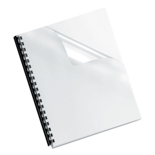 Crystals Transparent Presentation Covers For Binding Systems, Clear, With Round Corners, 11.25 X 8.75, Unpunched, 100/pack