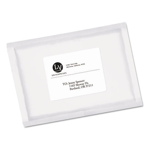 Ecofriendly Mailing Labels, Inkjet/laser Printers, 3.33 X 4, White, 6/sheet, 100 Sheets/pack