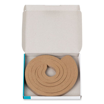 Paper Spiral Cushion Fill, Brown Kraft, 1 Cu Ft, 3 Spirals/pack, 6 Packs