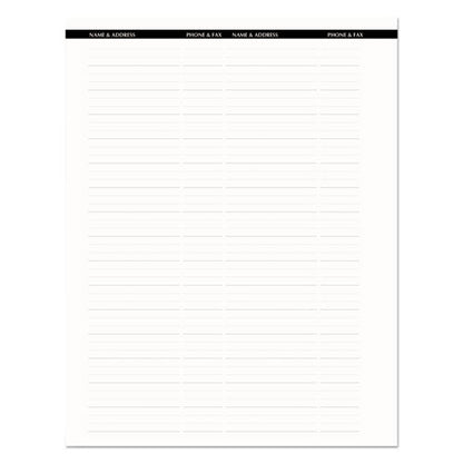 Recycled Professional Weekly Planner, 15-minute Appts, 11 X 8.5, Black Wirebound Soft Cover, 12-month (aug-july): 2023-2024