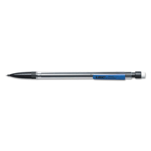 Xtra Smooth Mechanical Pencils With Tube Of Lead, 0.7 Mm, Hb (#2), Black Lead, Clear Barrel, Dozen