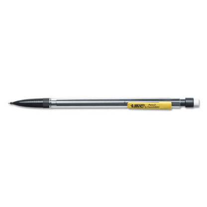 Xtra Smooth Mechanical Pencils With Tube Of Lead, 0.7 Mm, Hb (#2), Black Lead, Clear Barrel, Dozen