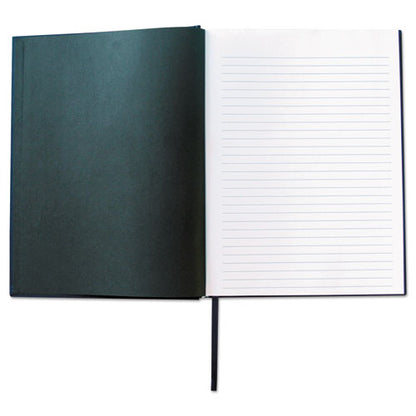 Casebound Hardcover Notebook, 1-subject, Wide/legal Rule, Dark Blue Cover, (150) 10.25 X 7.63 Sheets