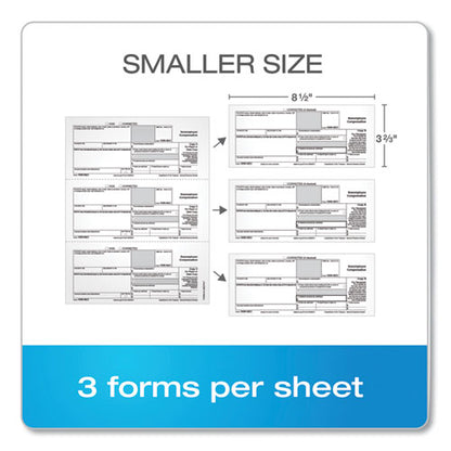 1099-nec Online Tax Kit, Fiscal Year: 2023, Five-part Carbonless, 8.5 X 3.5, 3 Forms/sheet, 24 Forms Total