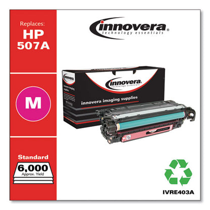 Remanufactured Magenta Toner, Replacement For 507a (ce403a), 6,000 Page-yield