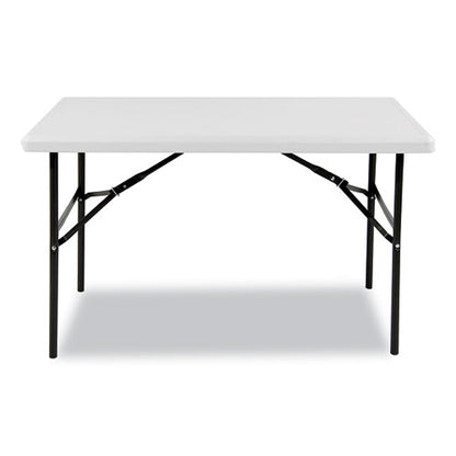 Indestructable Classic Folding Table, Rectangular, 48" X 24" X 29", Platinum