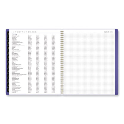 Contemporary Monthly Planner, 11.38 X 9.63, Purple Cover, 12-month (jan To Dec): 2024