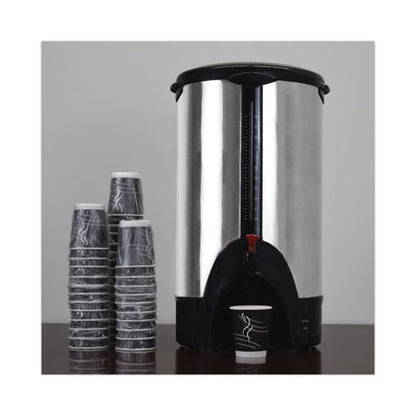 100-cup Percolating Urn, Stainless Steel