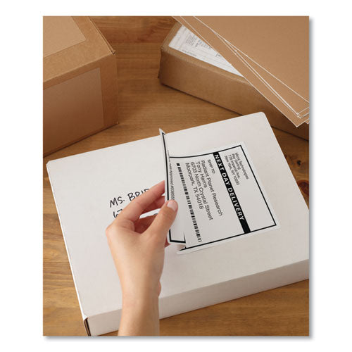 Shipping Labels W/ Trueblock Technology, Laser Printers, 5.5 X 8.5, White, 2/sheet, 100 Sheets/box