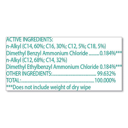Disinfecting Wipes, 1-ply, 7 X 8, Fresh Scent, White, 75/canister