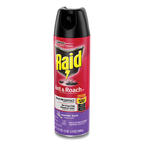 Ant And Roach Killer, 17.5 Oz Aerosol Spray, Lavender