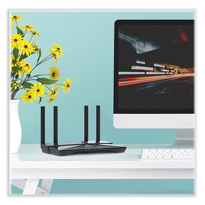 Archer Ax1500 Wireless And Ethernet Router, 5 Ports, Dual-band 2.4 Ghz/5 Ghz