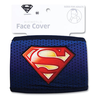 Cloth Face Mask, Superman Logo Print, Cotton/polyester/spandex, Adult