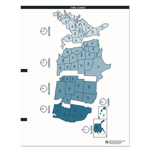 Recycled Two Year Monthly Planner With Expense Logs, 8.75 X 6.88, Black Cover, 24-month (jan To Dec): 2024 To 2025